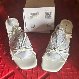 Women's Elegant White Sandals